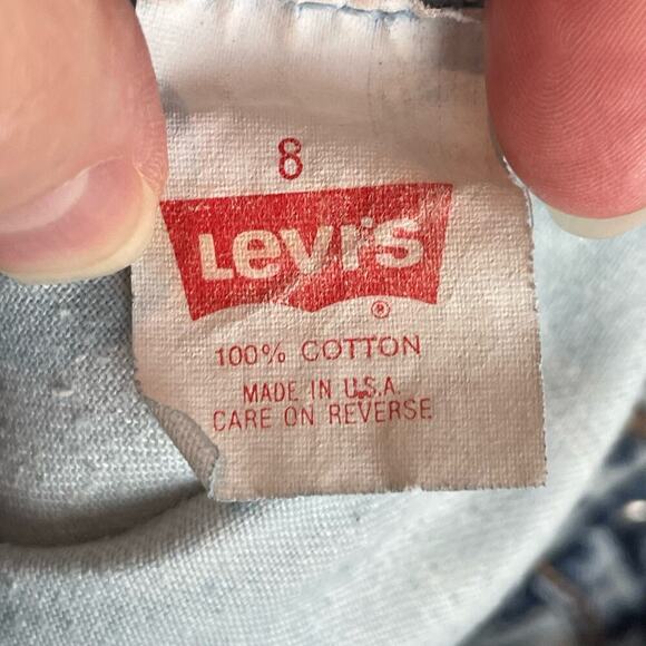 Vintage Levi’s brown tab high rise tapered leg acid wash jeans - Picture 10 of 11